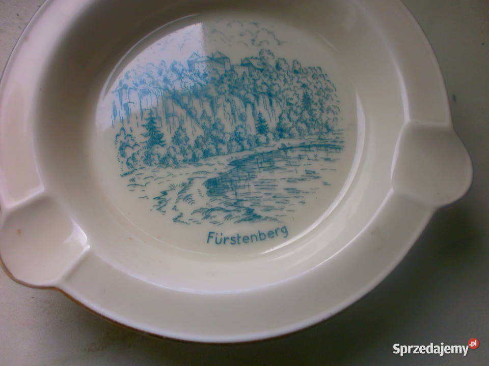 FURSTENBERG porcelana popielniczka