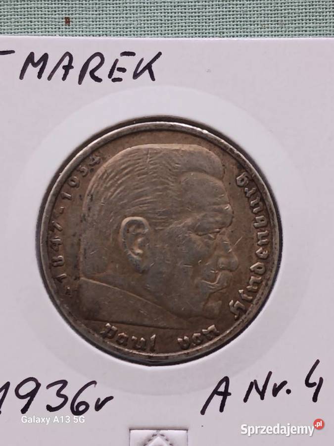 5 Marek Niemcy 1936 r Paul von Hindenburgmen A 4 wielkopolskie Konin