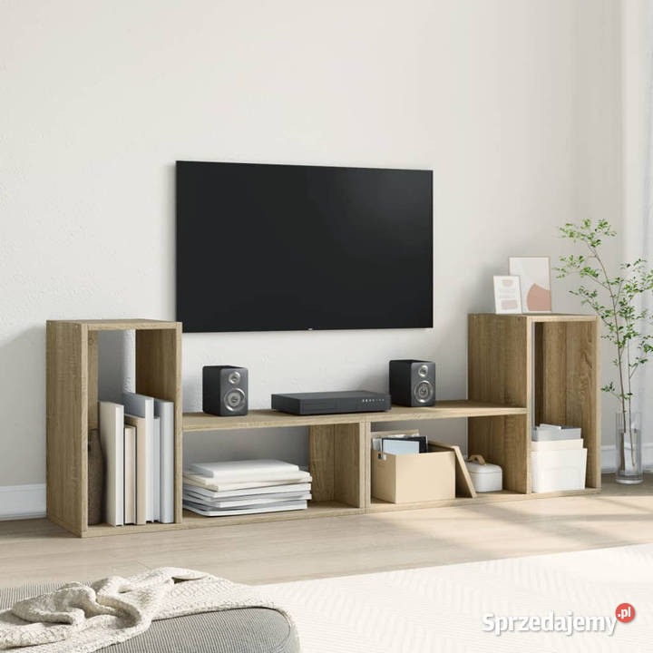 Szafki pod telewizor 2 dąb sonoma 75x30x50