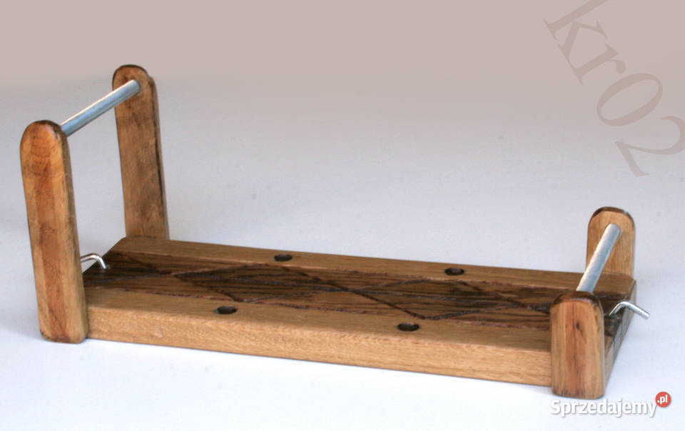 Krosno z drewna dębowego małe zdobione krosno do Warszawa