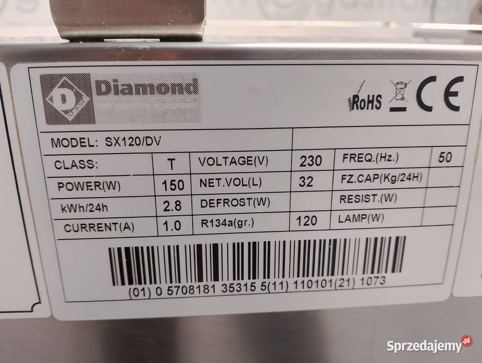 Nadstawka chłodnicza Diamond SX120DV na 5 GN 14 Wrocław