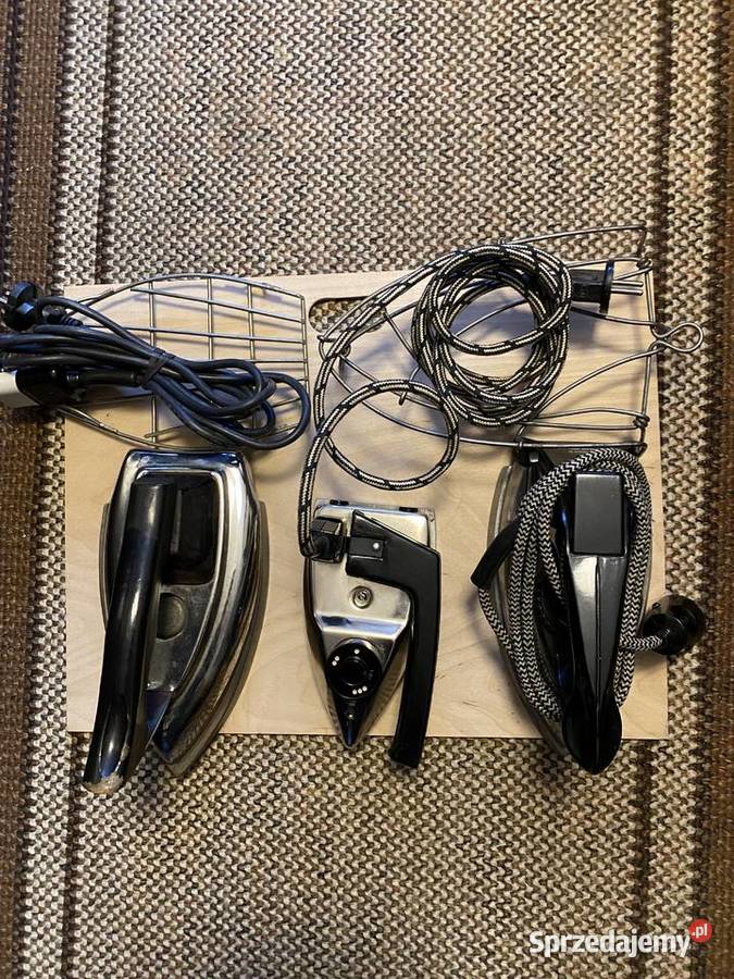 Żelazka elektryczne bodajże już kolekcjonerów Warszawa