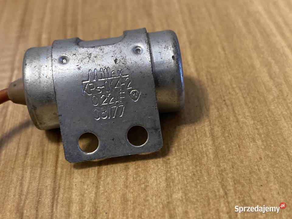 Kondensator cewki zapłonowej Miflex KPs 022 uF Rok produkcji 1977 Kiełczów