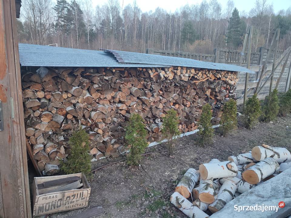 Drewno opałowe brzoza kominkowe suche świętokrzyskie Ćmińsk