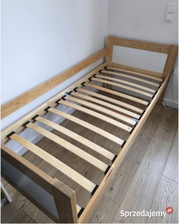 Drewniane łóżko dziecięce sosna 80x190 Meble Pęgów