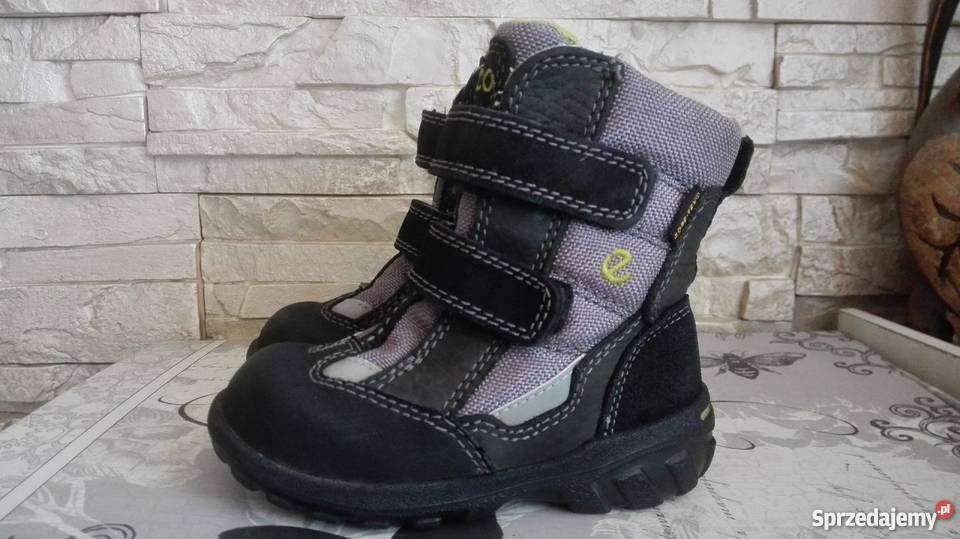 ECCO skórzane kozaki dziecięce z goretex stan uniseks Bielsko-Biała
