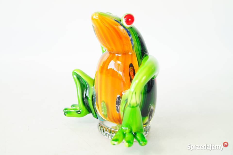 Figurka Murano style ŻABA żabka siedząca Gizałki sprzedam