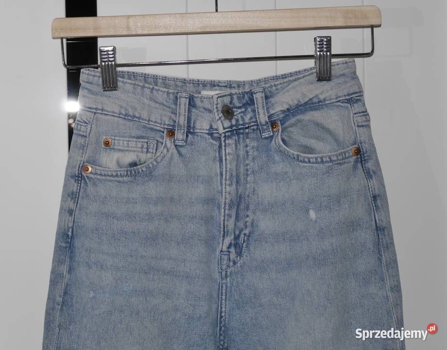 HM świetne spodnie dziury 34 XS Spodnie dolnośląskie Wrocław