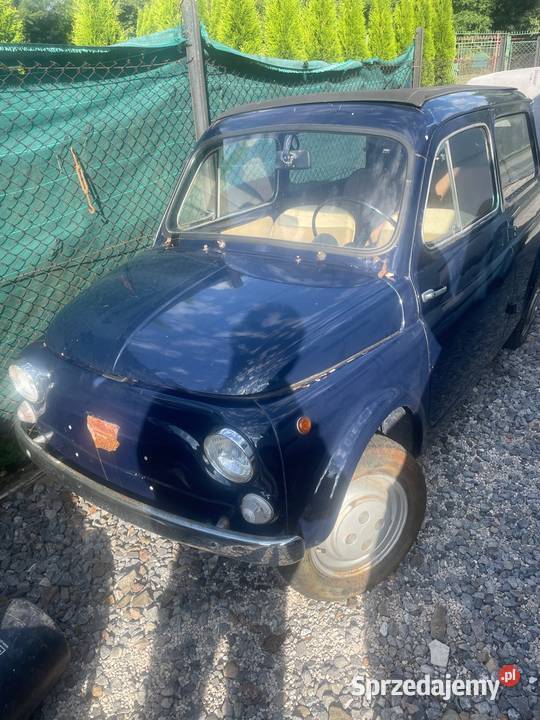 Fiat 500 Gardiniera 1977r dokumenty Fiat śląskie