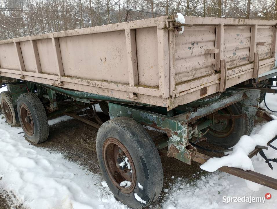 Przyczepa wywrotka d 47 Przyczepy rolnicze małopolskie Słomniki
