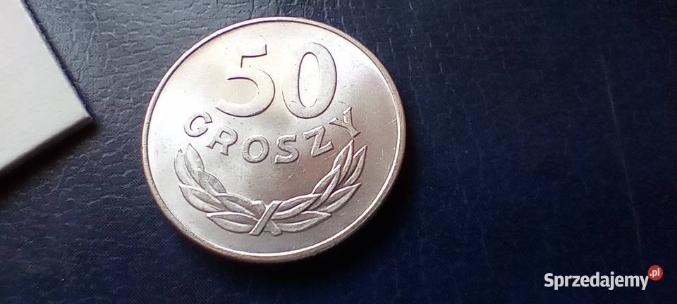 Stare monety 50 groszy 1975 PRL Polska Cudo Antyki, Sztuka, Kolekcje Lesko