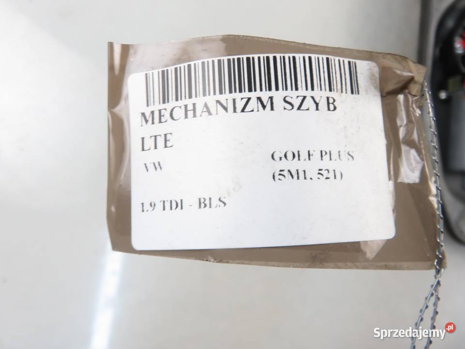 PODNOŚNIK SZYBY LEWY TYLNY VW GOLF PLUS