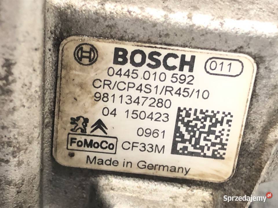 POMPA WTRYSKOWA FORD FOCUS III 0445010592 15 120 sprzedam