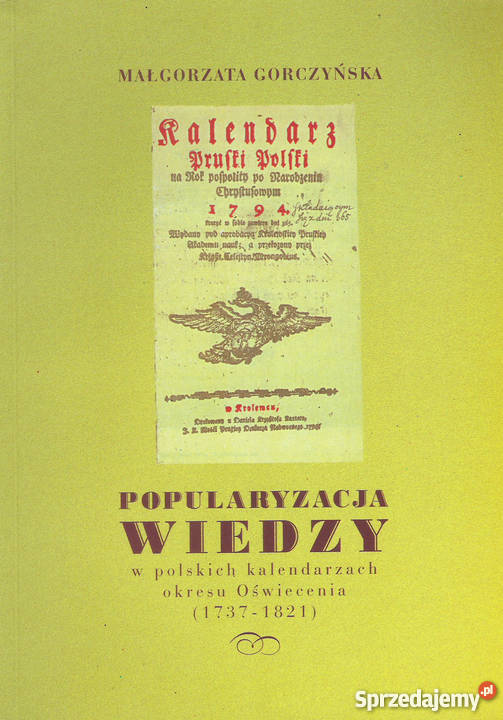 Popularyzacja wiedzy M Gorczyńska lubelskie Puławy