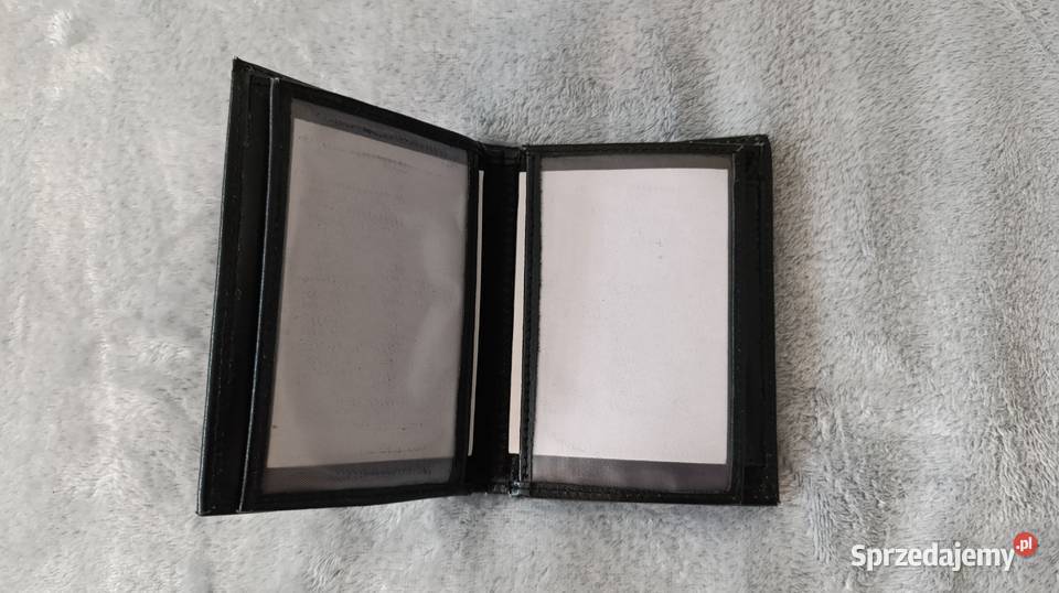 Nowy męski czarny skórzany portfel z wieloma Dla mężczyzn