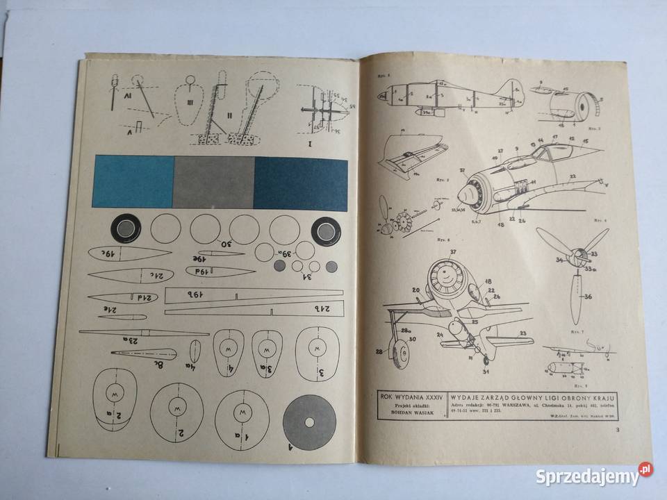 Mały Modelarz 31991 Samolot myśliwski FW 190 F 1 Dąbrowa Górnicza