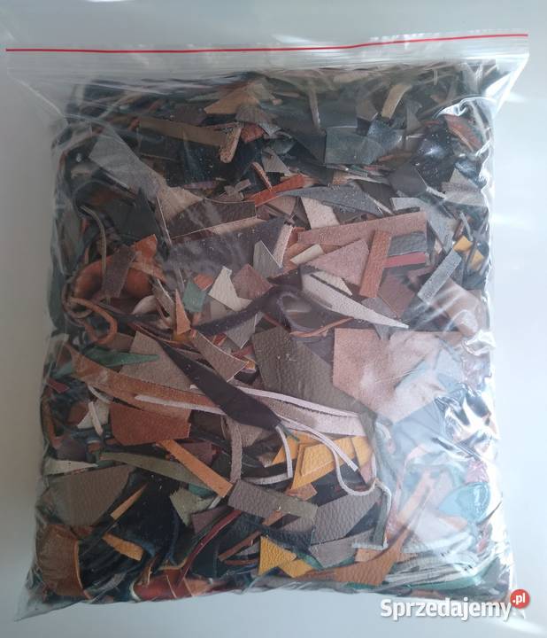 Skóra Licowa Ścinki 3403 gramy wypełnienie Gdańsk