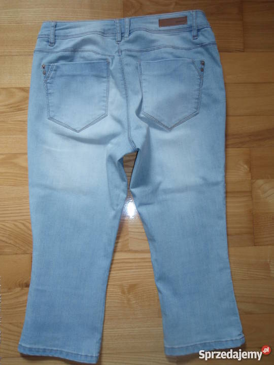 Rybaczki bermudy spodenki jeans strecz niebieski Chorzów