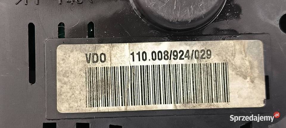 LICZNIK ZEGAR SEAT IBIZA W06K0920801F kujawsko-pomorskie Lipno