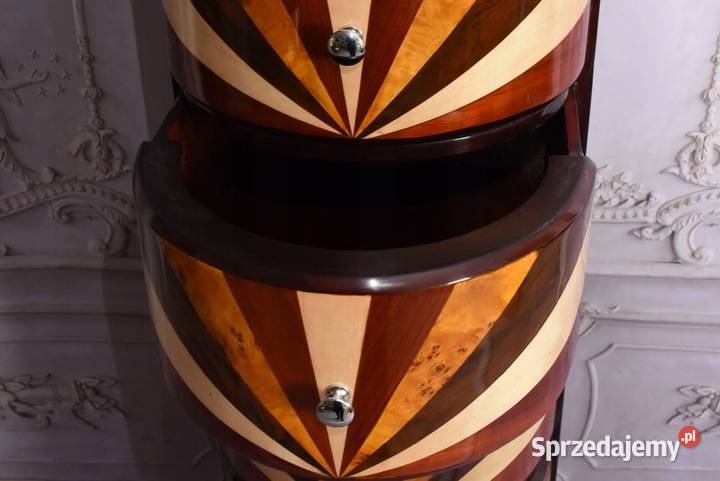Drewniana Komoda Art Deco 6 Szuflad Regał Kraków
