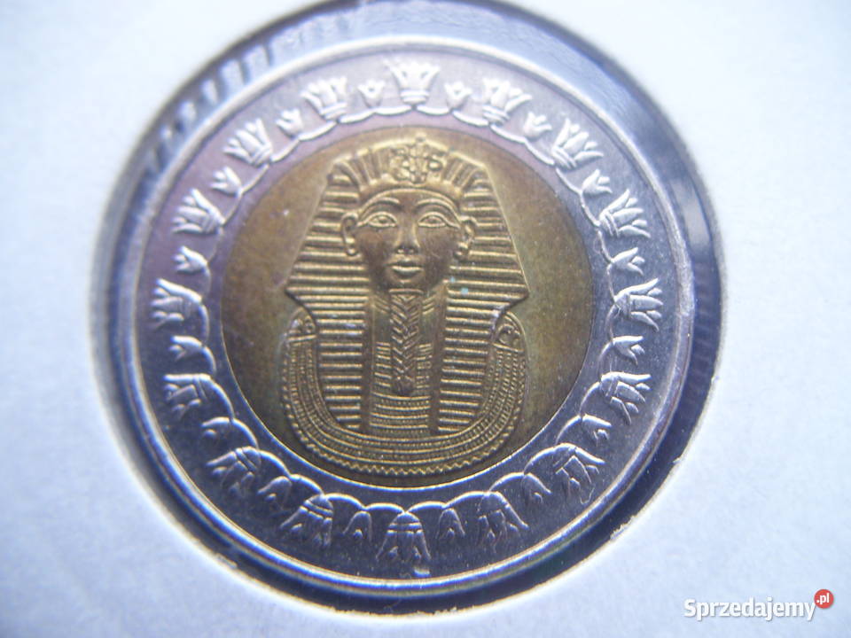 Stare monety 1 fund 2007 Egipt Lesko
