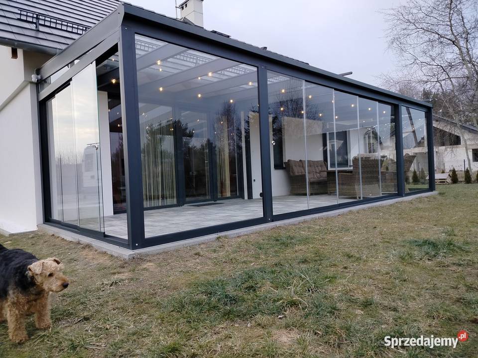 Zadaszenie tarasu Pergola aluminiumszkło 460x320 Dom i Ogród Katowice