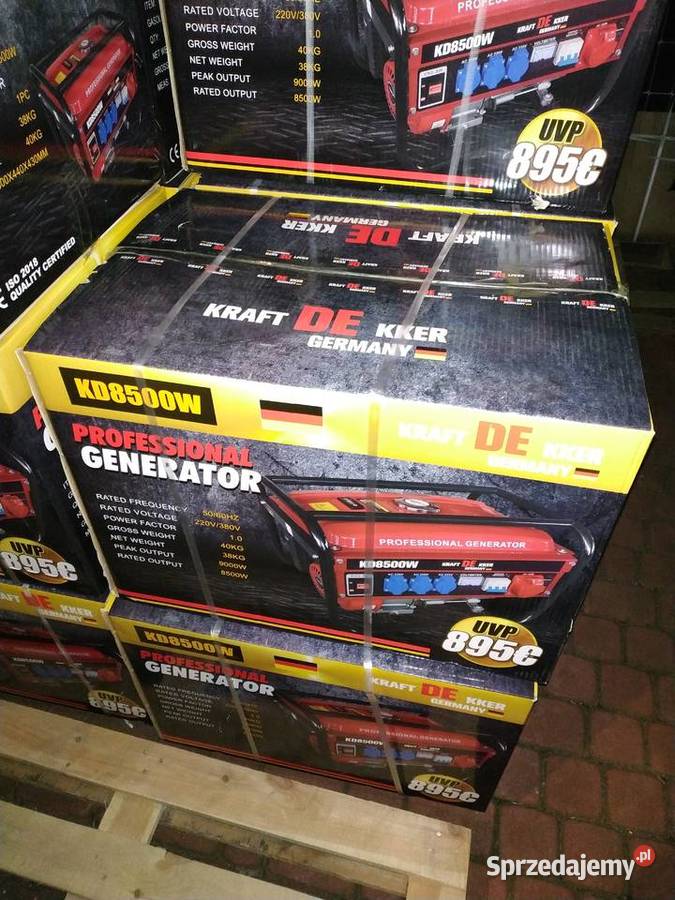 Agregat prądotwórczy 3kW 35 38kW Kraftdele KD125