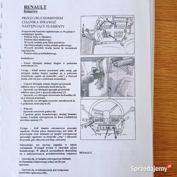 Instrukcja Obsługi RENAULT 11054 10614 Polska Poradniki, albumy i reportaże Kamień Pomorski
