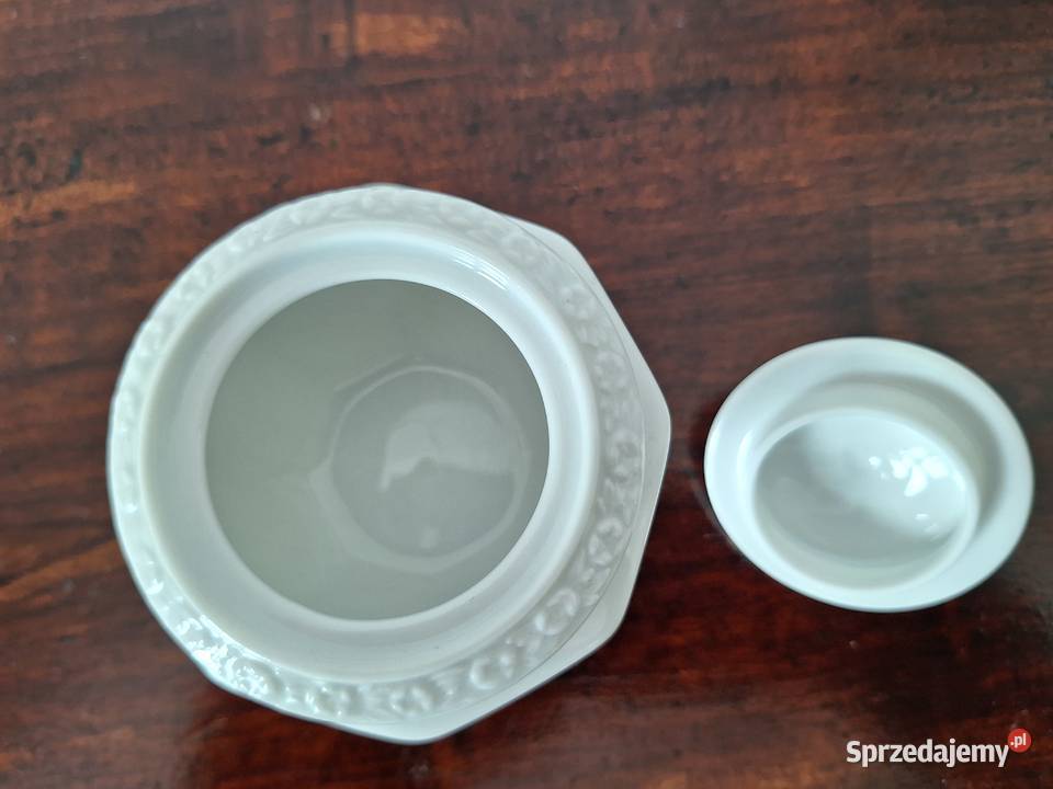 Rosenthal Maria Biała porcelanowa cukiernica biały Gdańsk