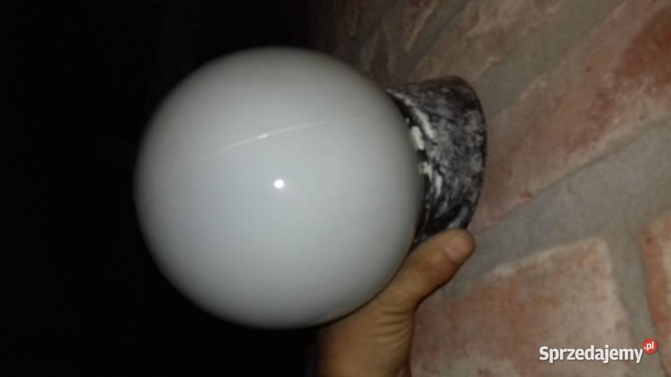 Retro lampa wisząca większe jajeczko lata 60