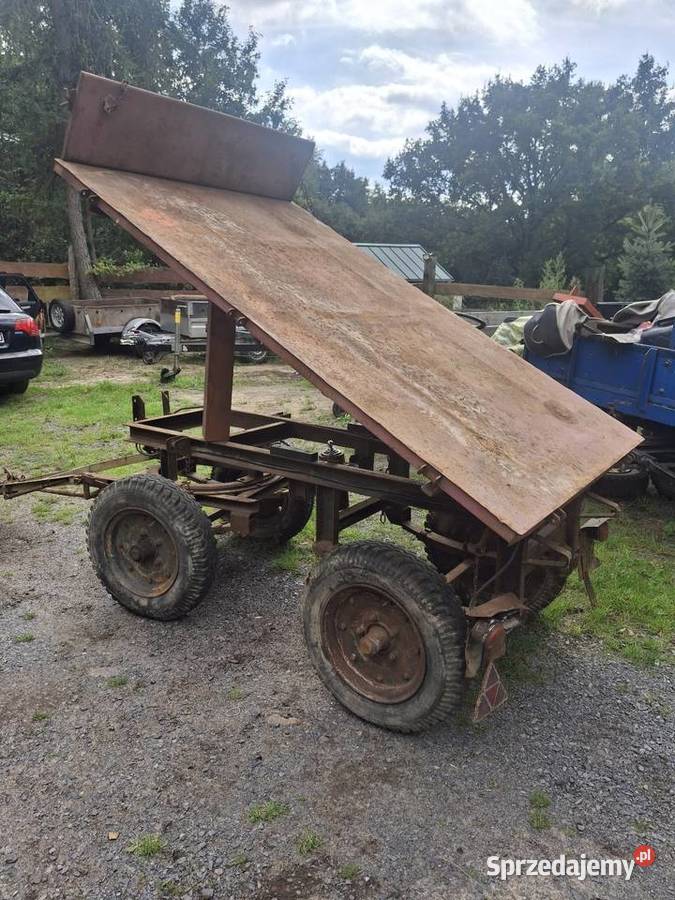 Przyczepka Multicar minitraktorek wywrotka wywrotki Przyczepy i naczepy lubuskie Krosno Odrzańskie