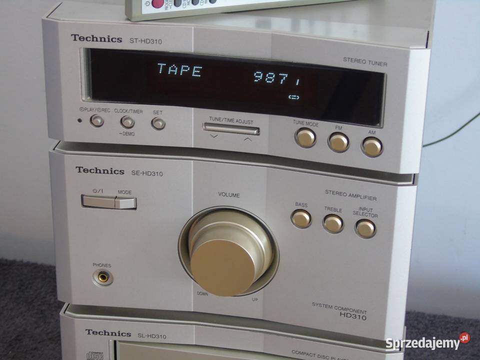 Wieża Technics SEHD310 pilot sprawna WYSYŁKA Jasło
