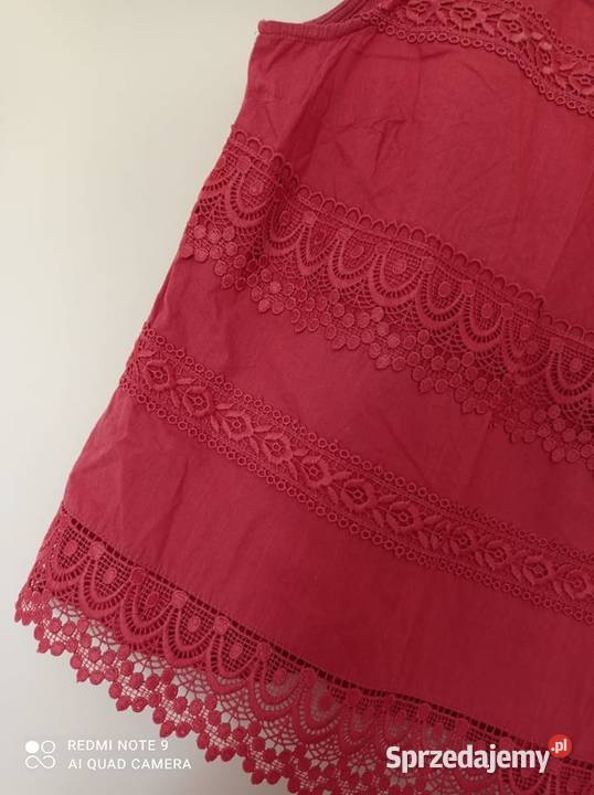 Bluzka bawełniana pomarańczowy Moda i Styl Hajnówka sprzedam