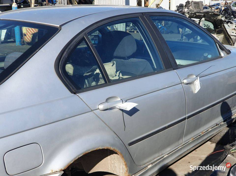 DRZWI PRAWE TYŁ BMW E46 TITANSILBER METALLIC 354 osobowe Lipno