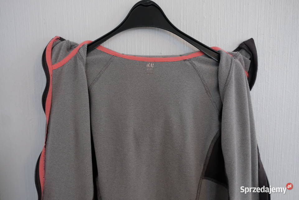 szara siwa bluza HM sport S 36 trening fitness Odzież damska