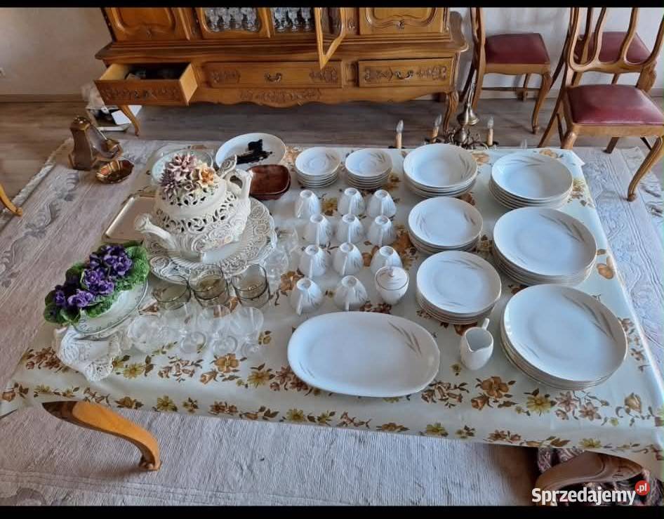 meble i zastawa Elegancki komplet jadalniany w mazowieckie Warszawa
