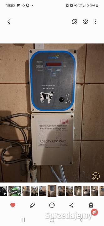 Dojarka rurociąg kompletny alfalaval delaval Strzyżewice