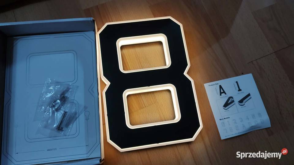 ISUNMEA 9calowe słoneczne oświetlone numery wielkopolskie Książ Wielkopolski