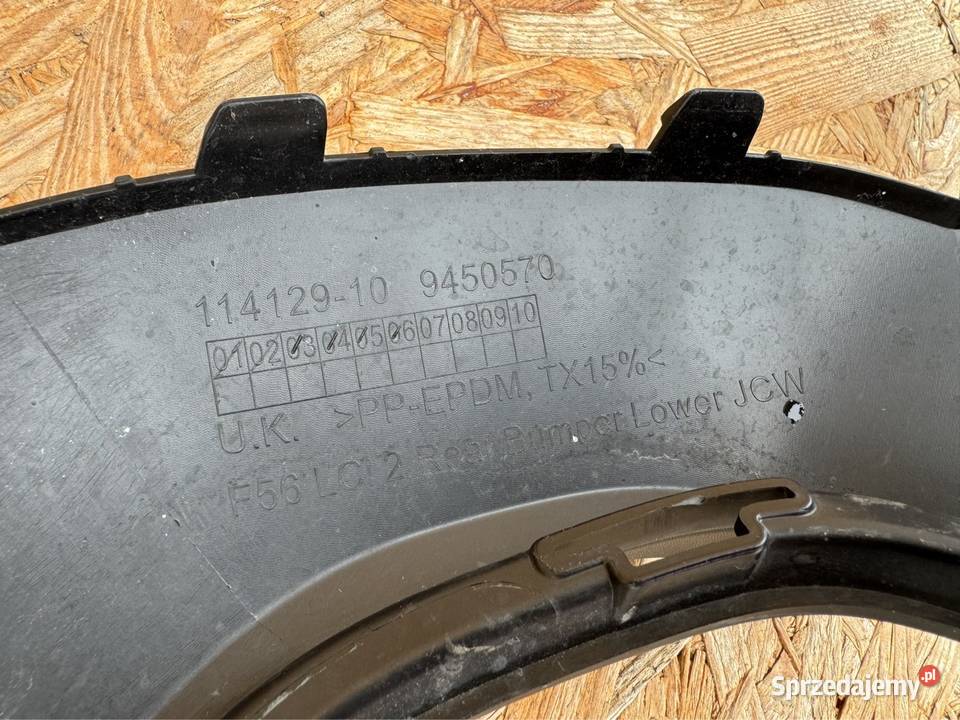 Listwa spoiler zderzaka tył tylnego mini cooper sprzedam