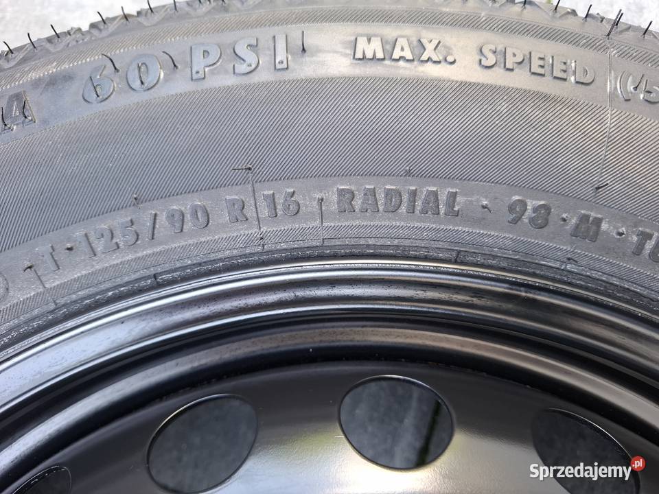 Mercedes Koło Dojazdowe T12590R16 5x112 Audi VW Zarzecze