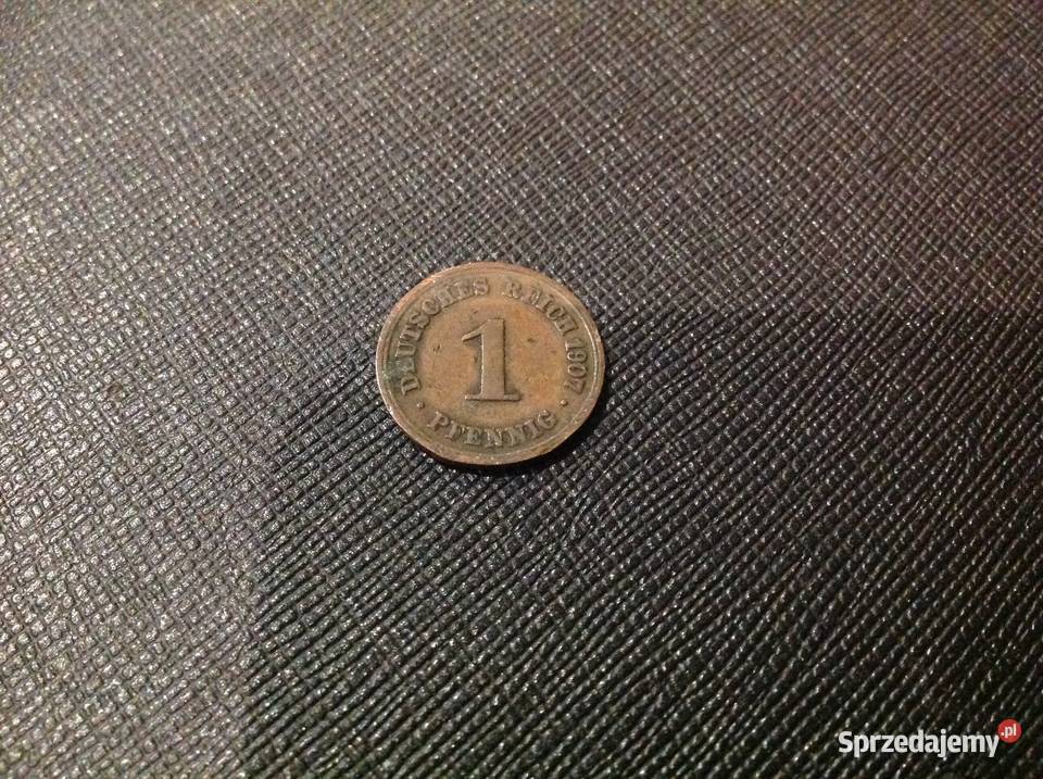 1 PFENNIG 1907 r F Nowa Sól