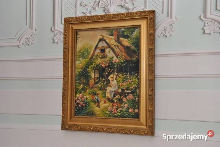 ST Kamocki Kolorowy Ogród Dom Na Wsi Kobieta z