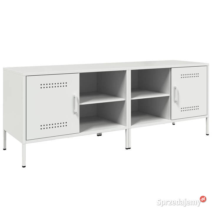 Szafki pod telewizor 2 białe 68x39x505 stalowe mazowieckie Warszawa sprzedam