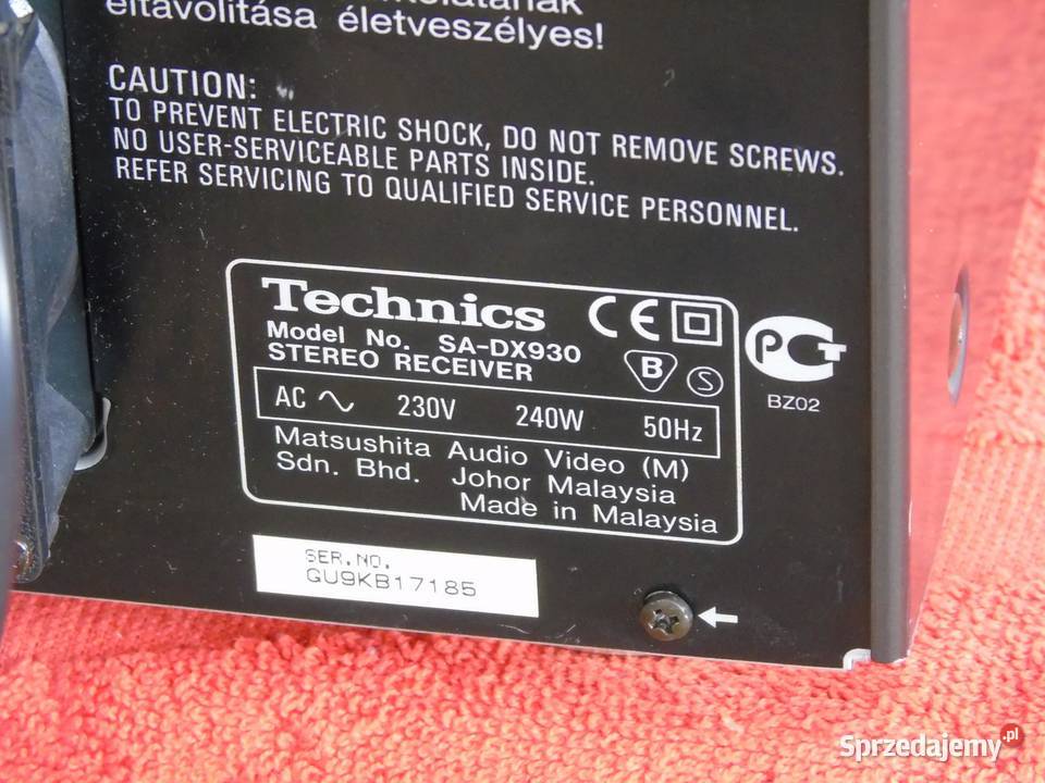 Amplituner Technics SADX930 sprawny DOSTAWA podkarpackie Jasło