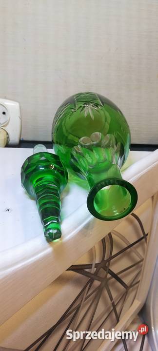 Karafka na wino wodę Butelka szklana kryształ Orzesze