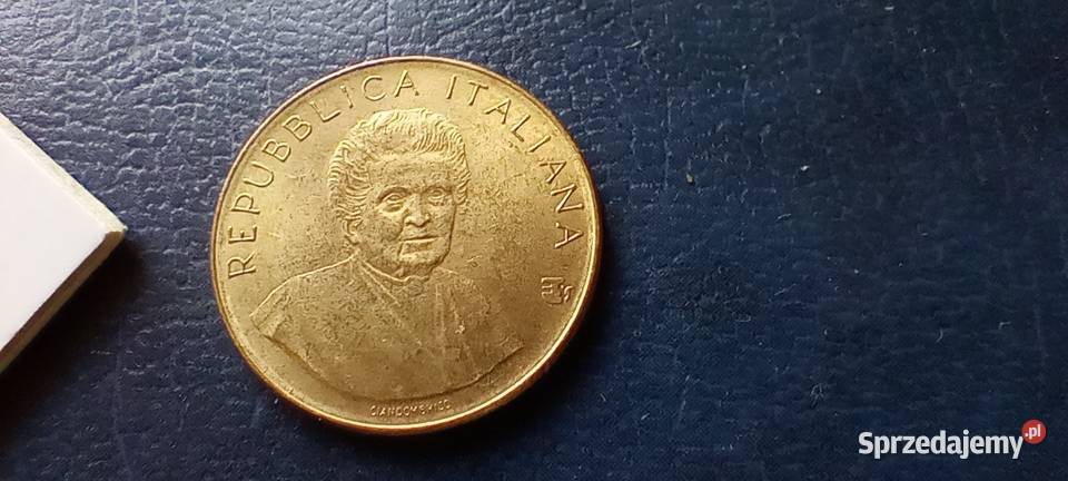 Stare monety 200 lir 1980 FAO Włochy Lesko