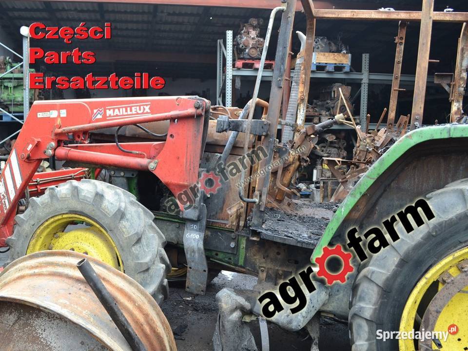 John Deere 6100 części silnik skrzynia biegów Byków sprzedam