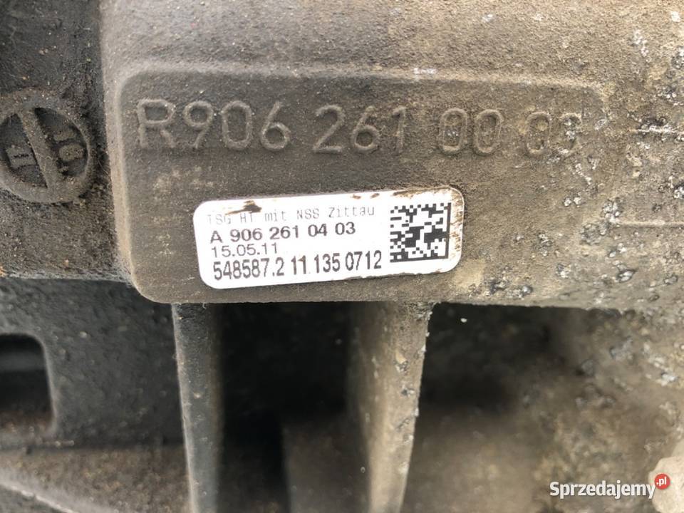 SKRZYNIA BIEGÓW MERCEDES W906 A9062610403 21 163 Skrzyni biegów