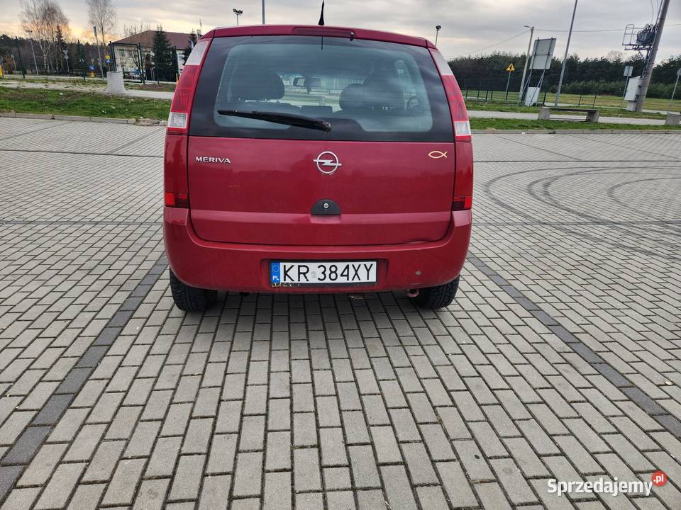 OPEL MERIVA 16 100 małopolskie Mikluszowice sprzedam
