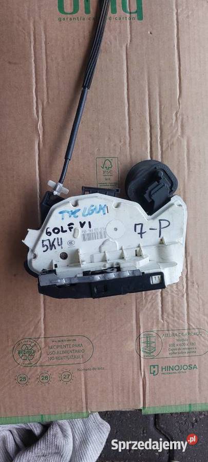 Zamek drzwi lewy tył VW GOLF VI 7PIN Szczecin